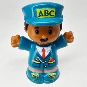Little People ABC Train Conductor Zoo Pocket Watch Brown Hair Fisher-Price 2016